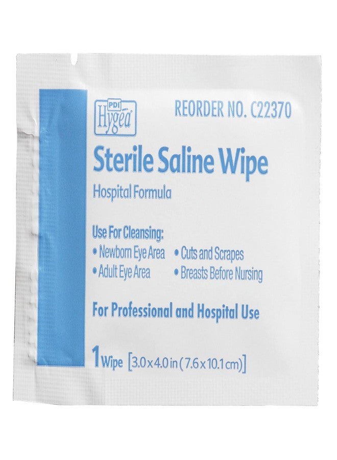 PDI Hygea Saline Wipe, 4 x 6" C22370, 1 Pack 24 Wipes - Image 3